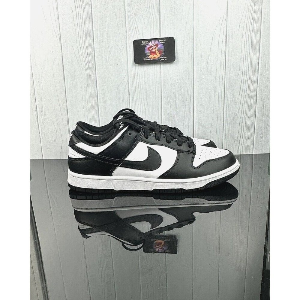 Size 11.5 Men Nike Dunk Low Retro White Black Panda DD1391-100 New In Box